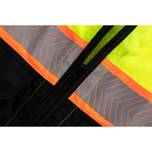 سترة أمان مخصصة من فئة أنسي 2 هاي فيس مع شريط عاكس 5 علامة خاصة شعار مخصص للبناء - Product Image 5