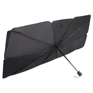 Лидер продаж, Ультрафиолетовый 170 т 190 т автомобильный зонт складной передний оконный солнцезащитный козырек для женщин
