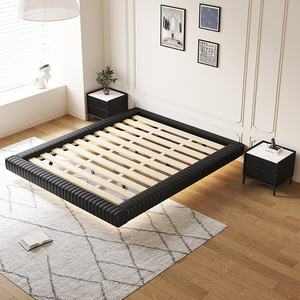 Hiện Đại Sang Trọng Ý Phòng Ngủ Đặt Da Rắn Đôi Vua Nữ Hoàng Đầy Đủ Kích Thước Nổi Giường - Product Image 6