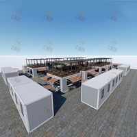 CBOX haute qualité personnalisé 20ft 40ft conteneur préfabriqué maison nourriture rue café plage Bar Restaurant conception à vendre