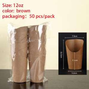 ถุงกระดาษคราฟท์สีขาวแบบกำหนดเองสำหรับขนมถั่วมันฝรั่งขนาดเล็กถุงกระดาษขอบคุณสำหรับบรรจุอาหาร - Product Image 4