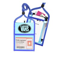 Portefeuille de cou en nylon personnalisé, support de téléphone, pochette de voyage multifonction pour exposition