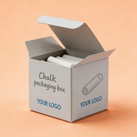 Boîtes de craie scolaire en gros, impression numérique, emballage écologique, boîtes de craie vides de haute qualité