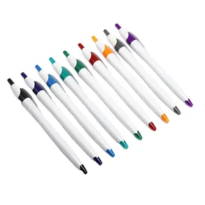 Neuzugang Werbung günstige Kugelschreiber Metall Kunststoff-Stifte mit personalisiertem individuellem Lasergravurdruck Markenlogo