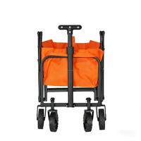 Chariot de camping pliable, mini chariot de courses d'extérieur