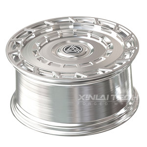 ล้อฟอร์จโมโนบล็อก XINLAI แบบขัดเงาสีเงิน รุ่น Aero Turbine Disc ขนาด 5x120 5x114.3 5x112 สำหรับ BMW สำหรับ Audi สำหรับ Mercedes-Benz - Product Image 2