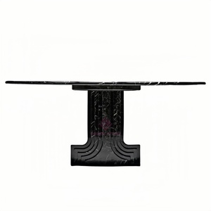 OEM ODM Travertine Dining <strong>Table</strong> for Mediterranean Villa Breakfasts Bohemian Cafe <strong>Brunches</strong> and Outdoor-Connected Dinners - Product Image 4