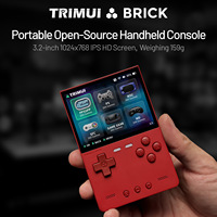 Nouvelle console de jeu portable arcade rétro classique Trimui 2026, écran IPS 3,2 pouces, batterie 3000 mAh, console portable de type briquette