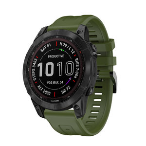 Correa de Reloj de Silicona de 22 mm con Hebilla Negra de Ajuste Rápido para <span class=keywords><strong>Garmin</strong></span> <span class=keywords><strong>Fenix</strong></span> 6 7 <span class=keywords><strong>5</strong></span> - Product Image 2