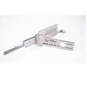 Nouveauté Lishi Tools SS359 #888 <span class=keywords><strong>ABUS</strong></span>-4 LISHISTYLE EACLE serrure d'ouverture serrure Pick Set outils <span class=keywords><strong>de</strong></span> serrurier - Product Image 5