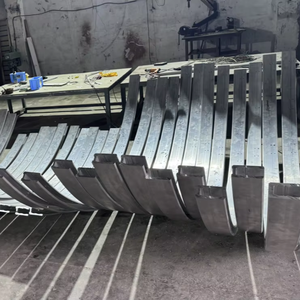 עיצוב מודרני למינציה זכוכית למינציה מעקה זכוכית מעוקל אלומיניום u מעקה ערוץ אלומנקה חיצוני להשתמש נעל בסיס - Product Image 4