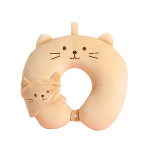 Vente flash - Oreiller en forme de <span class=keywords><strong>U</strong></span> pour chat, doux et confortable, pour les voyages et le travail, comme jouet personnalisé pour les grossistes - Product Image 3