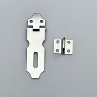Loquet antivol moderne en acier inoxydable pour porte, tiroir, armoire, installation par vis avec cadenas suspendu
