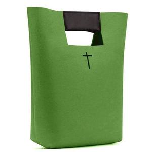 Cross-shaped felt bag for women, shopping <b>handbag</b> with large capacity, fashionable felt bag for storage, <b>organizer</b> bag - Product Image 1