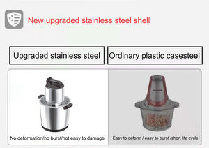 Hachoir à légumes électrique 9 en 1, Machine de cuisine Portable pour aliments, 2l, avec lames, avec Push-up, 50Ml, 7 produits - Product Image 3