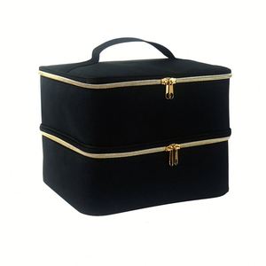 Bolsa de Almacenamiento de Esmalte de Uñas con Logotipo Personalizado, para 30 Botellas, de Poliéster, Portátil, para Viajes, Organizador de Cosméticos y Aceites Esenciales - Product Image 1
