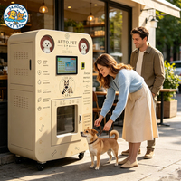 Station de lavage pour chiens en libre-service 24h/24 et 7j/7 pour centres commerciaux, avec écran tactile