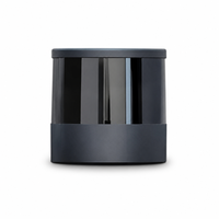 Hesai QT128 LiDAR Mecánico de 128 Canales, Campo de Visión Vertical de 105.2 Grados, 360 Grados, Alcance de 20 m, 1.73M PPS, IP6K9K, 12 W, 1000BASE-T1, Robot AGV