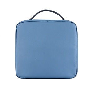 Sac isotherme portable OEM en polyester imperméable avec fermeture éclair, poche en filet, poignée et bandoulière amovible - Product Image 2