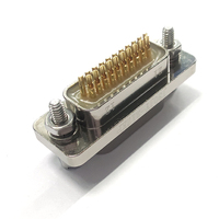 Connecteur électrique en aluminium à contact en cuivre rectangulaire de haute qualité J30JY-21ZKP, hermétique, 21 broches, haute densité, petit volume
