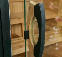 Poêle de sauna extérieur à bois en acier inoxydable pour sauna rond, cabine de sauna, spa de jardin