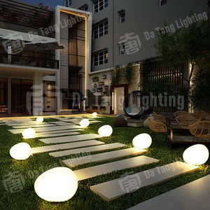 Luz Decorativa Moderna con Diseño de Guijarros para Paisajes Navideños y de Halloween con Iluminación Nocturna Artística - Product Image 5