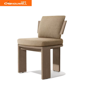 Set <span class=keywords><strong>da</strong></span> Pranzo <span class=keywords><strong>per</strong></span> Esterni in Teak Massiccio di Alta Qualità, Tavolo e <span class=keywords><strong>Sedie</strong></span> Robusti <span class=keywords><strong>con</strong></span> <span class=keywords><strong>Schienale</strong></span> Integrato e <span class=keywords><strong>Cuscini</strong></span> Resistenti alle Intemperie <span class=keywords><strong>per</strong></span> Villa e Hotel - Product Image 2