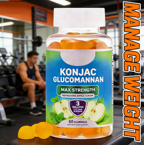 กัมมี่กลูโคแมนแนนจากบุกสำหรับผู้ใหญ่และวัยรุ่น ช่วย<span class=keywords><strong>เผา</strong></span>ผลาญไขมัน ลดน้ำหนัก สารสกัดจากรากบุก กัมมี่แบบ OEM/ODM - Product Image 2