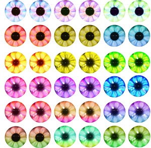 6mm-50mm pêche en mer tête de gabarit leurre <span class=keywords><strong>yeux</strong></span> verre Cabochon <span class=keywords><strong>yeux</strong></span> Multi couleur bricolage accessoire pour jouets bijoux - Product Image 1