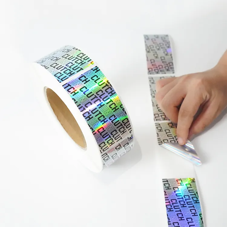 제조업체 공급 업체 맞춤형 인쇄 자체 접착 비닐 방수 홀로그램 홀로그램 스티커 라벨