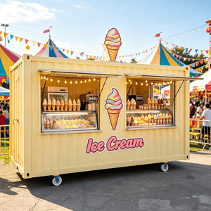 Modern Design <b>Container</b> Bar Restaurant Shipping <b>Container</b> Juice Bar Outdoor Coffee Shop <b>Container</b> Cafe Pop Up Business House - Product Image 1
