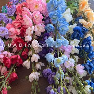 Decoraciones de Techo para Bodas con Flores de Seda de Estilo Francés, Tipo Larkspur, 1.0m - Product Image 2
