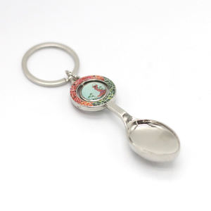 Diseño personalizado de aleación de zinc recuerdo turístico abrebotellas de metal mini cuchara llavero - Product Image 5