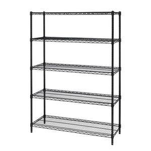 48 "x 18" x 72 "nsf אישר 5 מסחרי דרגה מסחרית כבדה מחסן פלדה נירוסטה מתלה מדף - Product Image 1