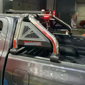 도요타 힐럭스 포드 레인저 랩터 및 NP300 Dmax 스포츠 바 트럭 액세서리를위한 범용 픽업 스테인레스 스틸 롤 바