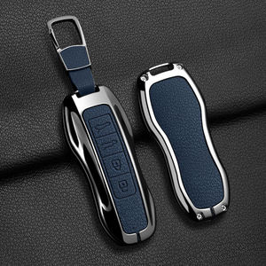 Funda de aleación de zinc para llave de coche Porsche Panamera Spyder Carrera Macan Cayman Cayenne 911 970 981 991, llaveros para coche - Product Image 5