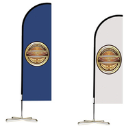 Kit de bannière promotionnelle personnalisée en forme de plume pour la plage, avec piquet de sol, drapeaux en forme de goutte d'eau, idéal pour les événements de branding en extérieur et la promotion commerciale