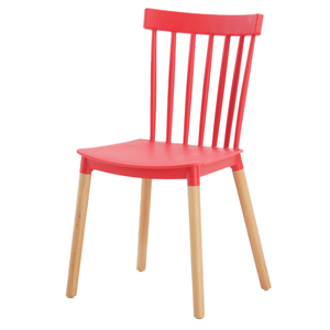 Windsor Holzbein-Stühle Esszimmerstühle PP-Kunststoffstühle Modernes Design Günstiger Preis Hebie Fabrik - Product Image 4