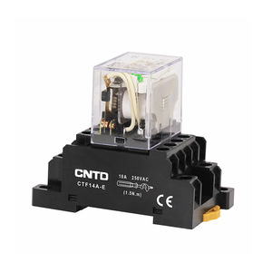 CNTD Changde Miniature Relay 14-Pin <b>12V</b> <b>DC</b> to 380V 220V AC 24VDC Coil Voltage Protective Switch for PCB Protective Usage Sealed - Product Image 1