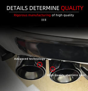 ปลายท่อไอเสีย DEX <span class=keywords><strong>M</strong></span> Performance สำหรับ BMW M240 M340 M440 G20 G21 G23 G42 คาร์บอนไฟเบอร์ ปลายท่อไอเสียแบบ Quad Tip  ปลายท่อเก็บเสียง  ปลายท่อไอเสีย - Product Image 5