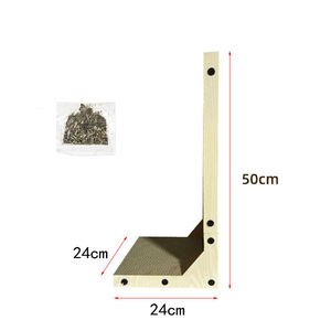 Hersteller Großhandel L-förmiges Kratzbrett für Katzen aus Wellpappe - Product Image 5