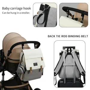 Premium OEM Customization Water Proof Baby Nappy Bag Multifunctional Travel Mommy Diaper Bag Manufacturer