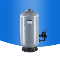 Grand projet d'eaux usées système de filtration de piscine filtre à sable à lit profond à montage latéral