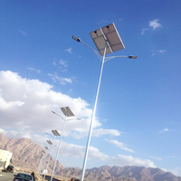 Lampe solaire de rue à LED, étanche IP65, haute luminosité, alimentée par l'énergie solaire, pour jardin, route, village, éclairage extérieur