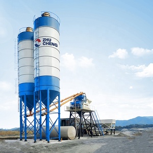 Trockene Fertigbeton-Mischanlage 50M3 mit Vollautomatischer Steuerung, Pumpenmotor & Getriebe - Product Image 1