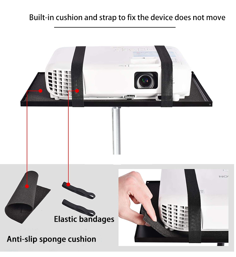 Universal Portable Easy rotation Foldable Outdoor Aluminum Projector Camera Equipment Live Bracket Holder Tripod Stand