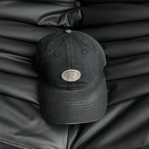 Chapeau en détresse de style industriel Casquette de baseball vintage délavée Grand <span class=keywords><strong>bandeau</strong></span> pour hommes et femmes avec bord effiloché et oreillette - Product Image 3