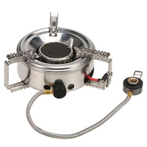 屋外中華鍋プロパンストーブミニポータブルキャンプ小型ガスバーナー