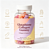 Base de pectine au glutathion aromatisée aux fruits pour la vitalité avec collagène, marque privée, vente en gros, fournisseur unique
