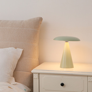 Mushroom Shape <b>Night</b> <b>Light</b> Touch Dimming USB Rechargeable Bedroom Desk Lamp Ambient Lighting Decorative Table Lamp - Product Image 4